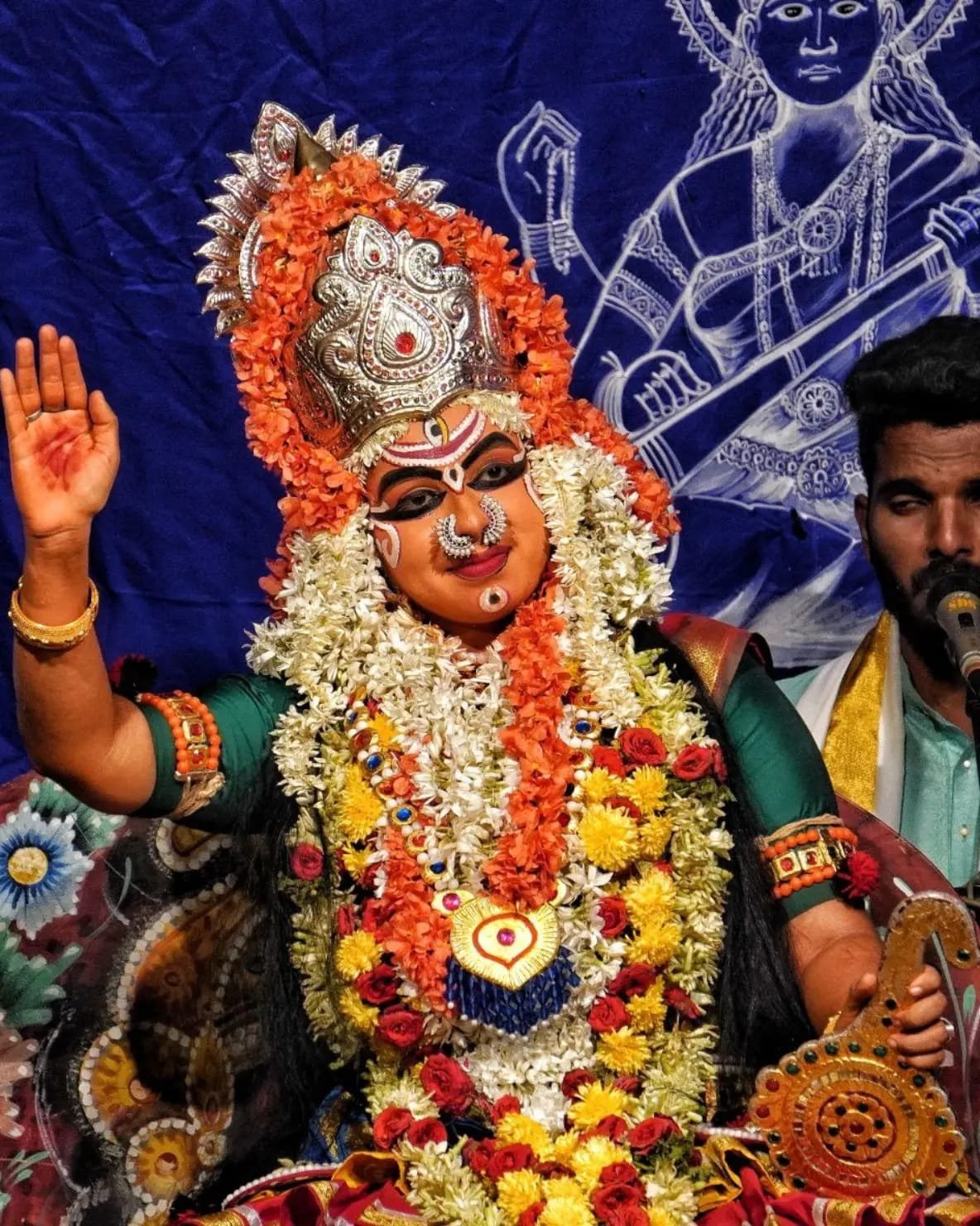 Maithri in a Yakshagana performance